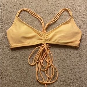 Orange Volcum bathing suit top
